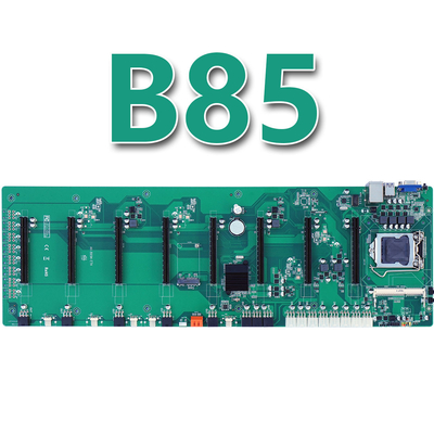 Card đồ họa B85 8 GPU khai thác Ethereum Bo mạch chủ LGA1150